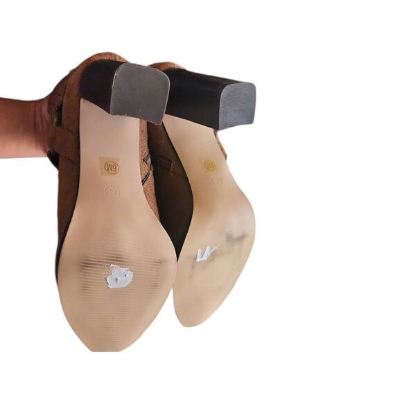 COCONUTS by Matisse Women’s Brown Suede Zip Up Boots sz 6 Minimalist Western - Picture 6 of 6